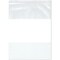 Plymor 18" x 24" (Pack of 50), 4 Mil Heavy Duty White-Block Zipper Reclosable Plastic Bags